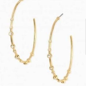 Stella & Dot Celestial Gold Hoops 💖